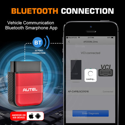 Autel AP200H OBD2 Car Diagnostic Scanner – Professional Code Reader & Fault Detector